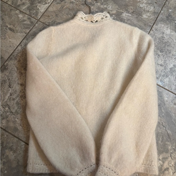Sezane Cream Women's Cardigan - Picture 2 of 4